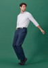 Navy Dusk - Alternate Model - RGP408M - Mens Renew Adjustable Waist  Straight Leg Pant