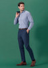 Navy Dusk - Alternate - RGP407M - Mens Renew Slim Fit Flat Front Pant