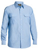 Blue - Front - BS6030 - Oxford Shirt