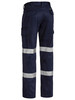 Navy - Front - BPC6003T - Taped Biomotion Drill Cargo Work Pants