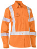 BL6166XT - Women's X Taped Biomotion Hi Vis Cool Lightweight Drill Shirt