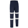 Navy - Front - BP8580T - Apex 240 Taped Biomotion FR Ripstop Pant - Bisley Workwear