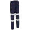 Navy - Back - BP8580T - Apex 240 Taped Biomotion FR Ripstop Pant - Bisley Workwear