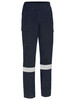 Navy - Front - BPCL8580T - Apex 240 Women's Taped FR Ripstop Cargo Pant