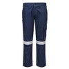 Navy - Front - FR425 - Bizflame FR Women's Cargo Pants with Tape