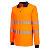 MP614 - Hi-Vis Cotton Comfort Polo Shirt L/S