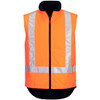Orange - Front - MX214 - TTMC-W17 Hi-Vis X Back Reversible Vest 