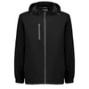 Black - Front - ZJ260 - Unisex Super Light Packable Rain Jacket - Syzmik