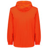 Hi Vis Orange - Back - ZJ260 - Unisex Super Light Packable Rain Jacket - Syzmik