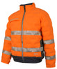 Orange / Charcoal - Side - 6DGJ - JB's Hi Vis (D+N) Graphene Puffer Jacket