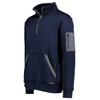 Navy - Side - ZT665 - Unisex Streetworx Water Resistant 1/4 Zip Pullover - Syzmik