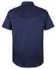 Navy - Alternate - 6WKCS - JB's S/S 150G Stretch Close Front Work Shirt
