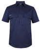 6WKCS - JB's S/S 150G Stretch Close Front Work Shirt