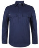 6WLCS - JB's L/S 150G Stretch Close Front Work Shirt