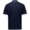 Navy / White - Back - H145 - Mens Striker Short Sleeve Polo - Syzmik