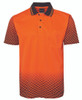 Orange / Black - Front - 6HVNS - JB's HV 4602.1 NET SUB POLO