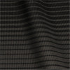 A close-up of a textured fabric in dark olive with subtle stripes, suitable for a men's polo shirt.