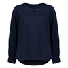 Navy - Front - RU569LL - Womens Evelyn Long Sleeve Blouse - Biz Corporates