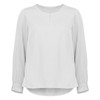 White - Front - RU569LL - Womens Evelyn Long Sleeve Blouse - Biz Corporates