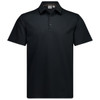 Black - Front - BP2616MS - Mens Venture Short Sleeve Polo - Biz Collection