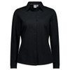 Black - Front - BS2619LL - Womens Venture Long Sleeve Shirt - Biz Collection