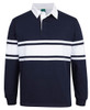 Navy / White - Front - 3RY3 - C of C 3 Stripe Yarn Dyed Rugby