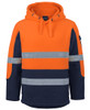 Orange / Navy - Front - 6DLP - JB's HV D+N 450G Pull Over Shepherd Hoodie
