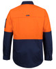 Orange / Navy - Alternate - 6HRFL - JB's HV Class F Ripstop L/S Work Shirt