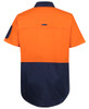 Orange / Navy - Alternate - 6HRFS - JB's HV Class F Ripstop S/S Work Shirt