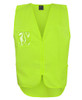 Lime - Front - 6HVSW - JB's HV Zip Drop Tail Safety Vest