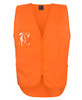 Orange - Front - 6HVSW - JB's HV Zip Drop Tail Safety Vest