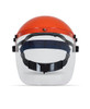 Orange - Front - 8F055 - JB's Visor and Browguard /Clear