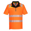 DX412 - DX4 Hi-Vis Zip Polo Shirt S/S