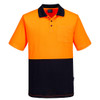 MP610 - Hi Vis Class D Contrast Polo Shirt S/S
