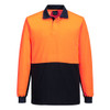 MP813 - Hi-Vis Contrast Class D Polo Shirt L/S