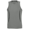 SG407M - Mens Razor Singlet - Ash/Black