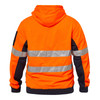 Navy / Orange - Alternate - WT8011 - Two Tone Hi Vis Hoodie W Tape
