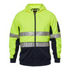 WT8011 - Two Tone Hi Vis Hoodie W Tape
