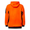 Navy / Orange - Alternate - WT8017 - Hi Vis Hoodie W/Zip