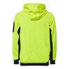 Navy / Yellow - Alternate - WT8017 - Hi Vis Hoodie W/Zip