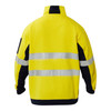 Navy / Yellow - Alternate - WT8018 - Half Zip Cotton Pull Over