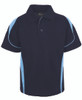 Navy / Light Blue - Front - 7BEL - Pdm Kids Bell Polo