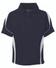 Navy / White - Front - 7BEL - Pdm Kids Bell Polo