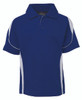 Royal / White - Front - 7BEL - Pdm Kids Bell Polo