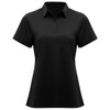 Black - Front - P515LS - Womens Lotus Short Sleeve Polo - Biz Collection