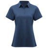 Mineral Blue - Front - P515LS - Womens Lotus Short Sleeve Polo - Biz Collection