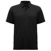 Black - Front - P515MS - Mens Lotus Short Sleeve Polo - Biz Collection