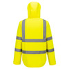 Yellow - Back - S164 - Hi-Vis Lightweight Packable Jacket - Portwest