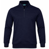 Navy - Front - 1534 - MAWSON MENS 1/4 ZIP SWEATER - Aussie Pacific