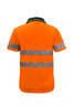 Navy / Orange - Alternate - WSP410 - Hi Vis Two Tone S/S Polo & Tape